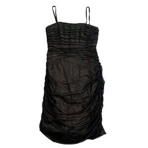 Azazie Black Mini Dress